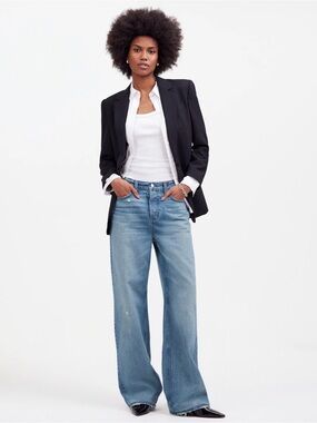 Madewell Light Blue Wide-Leg Jeans